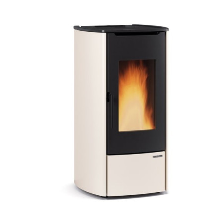 Thermostove Pellet Marina Idro H11 Avorio La Nordica Extraflame