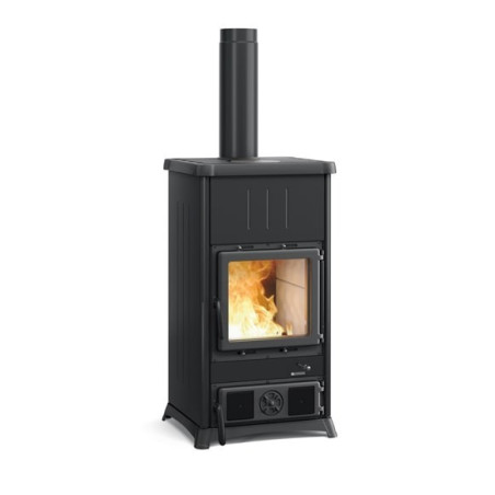 Concita 2.0 Steel Wood Stove Black 11,8 kw La Nordica Extraflame