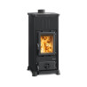 Emiliana Steel Stufa a legna Nera 6,5 Kw La Nordica Extraflame