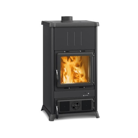 Fedora Steel Stufa a Legna Nera 8,3 kw La Nordica Extraflame