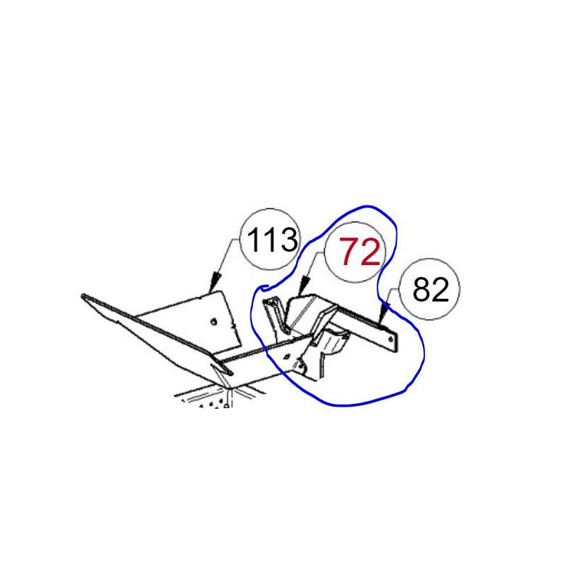 Steel Brazier Partition Pellet Stove Terry e Terry Plus La Nordica Extraflame