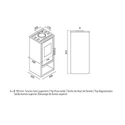 Gilda Eva calor wood stove 5kw