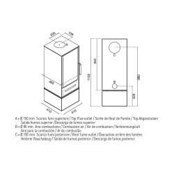 regina  Eva calor wood stove 8kw