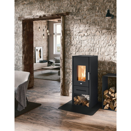 Livia Eva Calor Stufa Legna 8 kW 5 stelle ermetica