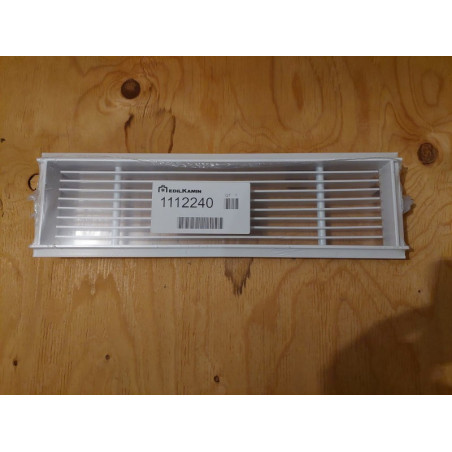 Bocchetta 36x9cm Aria Calda semplice Edilkamin bianco opaco