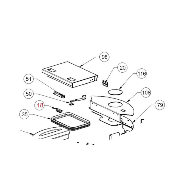 Chiusura Magnetica a scatto sportello pellet Amika Debby Angela La Nordica Extraflane Brunella Leyla Dal Zotto
