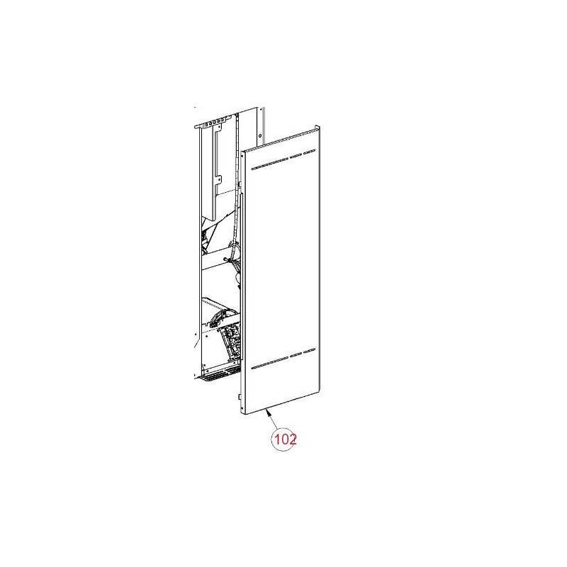 Fianco Nero Sinistro Lucia e Lucia Plus La Nordica Extraflame