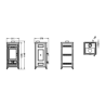 Wood Stove Vittoria Evo Stone 13,2 Kw Thermorossi
