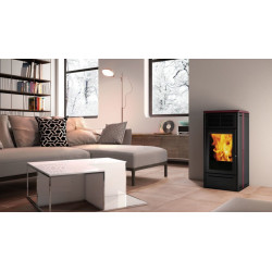 Pellet Stove Nara 2 Up Black 6,9 KW Edilkamin - Mail For Discount