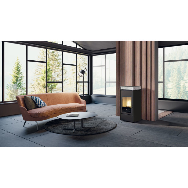 Stufa a Pellet Lena Top In Pietra 7,9 KW Edilkamin - Da Scontare
