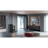 Stufa a Pellet Myrna Q In Ceramica Cipria 10 Kw Edilkamin - Da Scontare