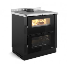 Wood burning cookers Verona Black VST 7,0 Kw La Nordica Extraflame