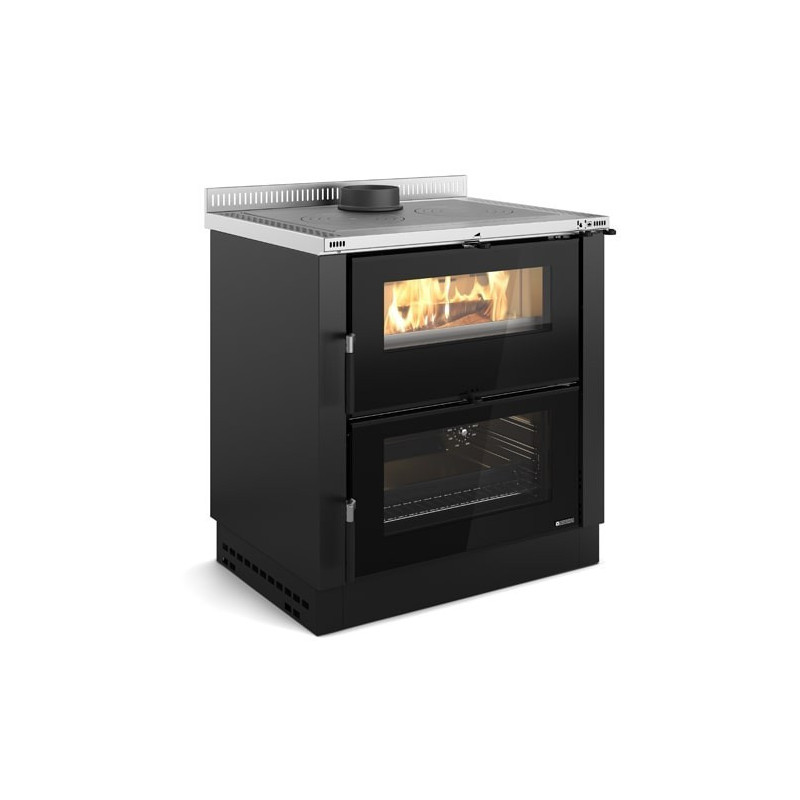 Cucina a Legna Verona XXL VST Nera 7,0 Kw La Nordica Extraflame