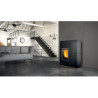 Pellet Stove Blade2 12 Up In Steel Balck 12,1 KW Edilkamin - Mail For Discount