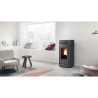 Pellet Stove Vyda Evo In Ceramic Grey 14,3 KW Edilkamin - Mail For Discount