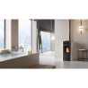 Stufa a Pellet Dania Air Tight 6 Kw a camera stagna Bianca Edilkamin - Da Scontare