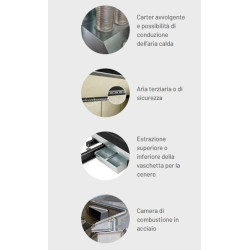 copy of Rcr Graffiti  100 con guscio o box Rocal inserto a legna