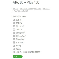 Arc 65 wood insert by Rocal