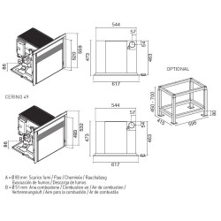 Cerino Inserto Pellet Eva Calor 7,5 kW