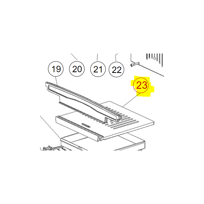 griglia ghisa inserto 70 La Nordica