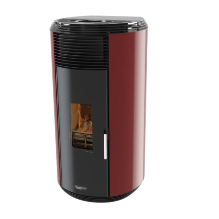 Wood Stove Nadia Red Bordeaux 8 Kw Laminox