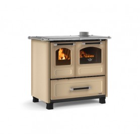 Woodburning Cooker Family 4,5 Cappuccino 7,5 kw La Nordica Extraflame