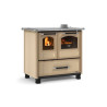 Woodburning Cooker Family 4,5 Cappuccino 7,5 kw La Nordica Extraflame