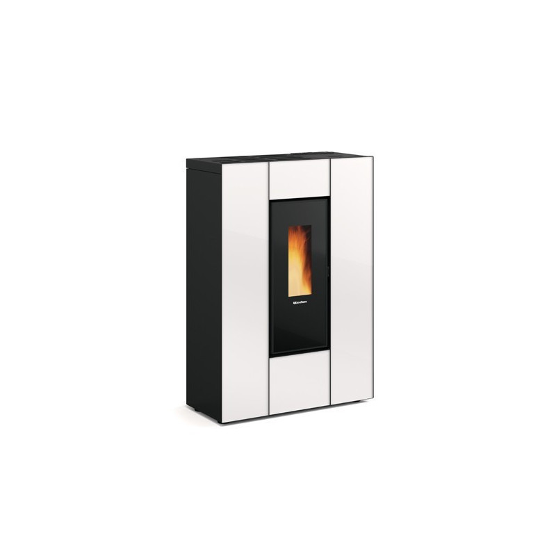 Marilena Plus Crystal 5.0 stufa a pellet Bianca 8 kw La Nordica Extraflame