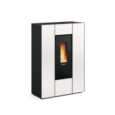 Marilena Plus Crystal 5.0 stufa a pellet Bianca 8 kw La Nordica Extraflame