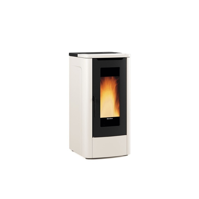 Teorema Plus 5.0 stufa a pellet Avorio 12 Kw la Nordica Extraflame
