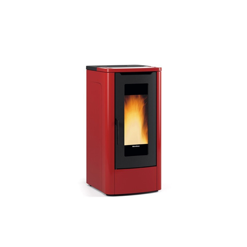 Teorema Plus 5.0 stufa a pellet Bordeaux 12 Kw la Nordica Extraflame