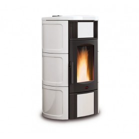 Iside Idro 5.0 pellet thermo stove White 18,1 kw La Nordica Extraflame
