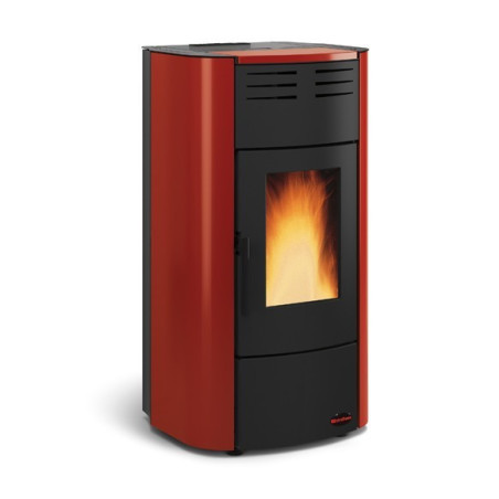 Raffaella Idro H15 5.0 termostufa a pellet Bordeaux 18,1 Kw La Nordica Extraflame