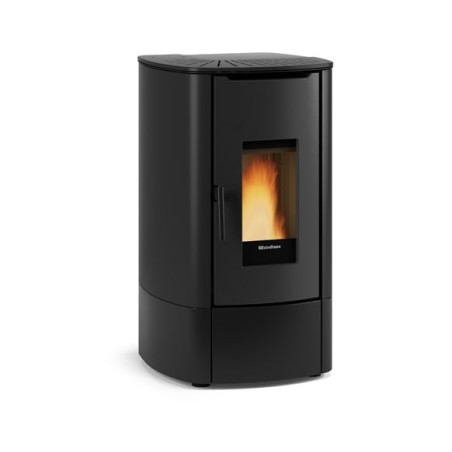 Angy Top stufa a pellet nera 7 kw La Nordica Extraflame