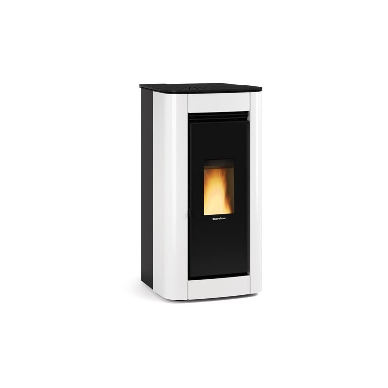 Ilary pellet stove bianca hermetic 8 kw La Nordica Extraflame