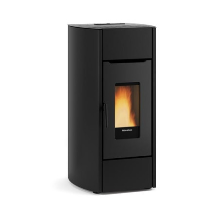 Mirka plus pellet stove black 8 kw La Nordica Extraflame