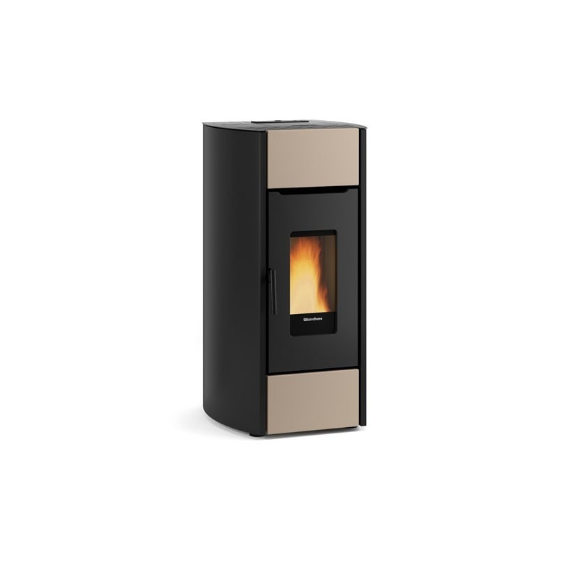 Mirka plus pellet stove tortora 8 kw La Nordica Extraflame