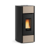 Mirka plus pellet stove tortora 8 kw La Nordica Extraflame