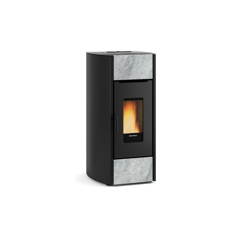 Mirka plus pellet stove natural stone 8 kw La Nordica Extraflame