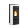 Angela Plus Evo stufa a pellet bianca Ermetica 8 Kw La Nordica Extraflame
