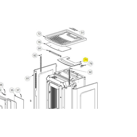 Copertura In Ghisa Nera Dahiana La Nordica Extraflame