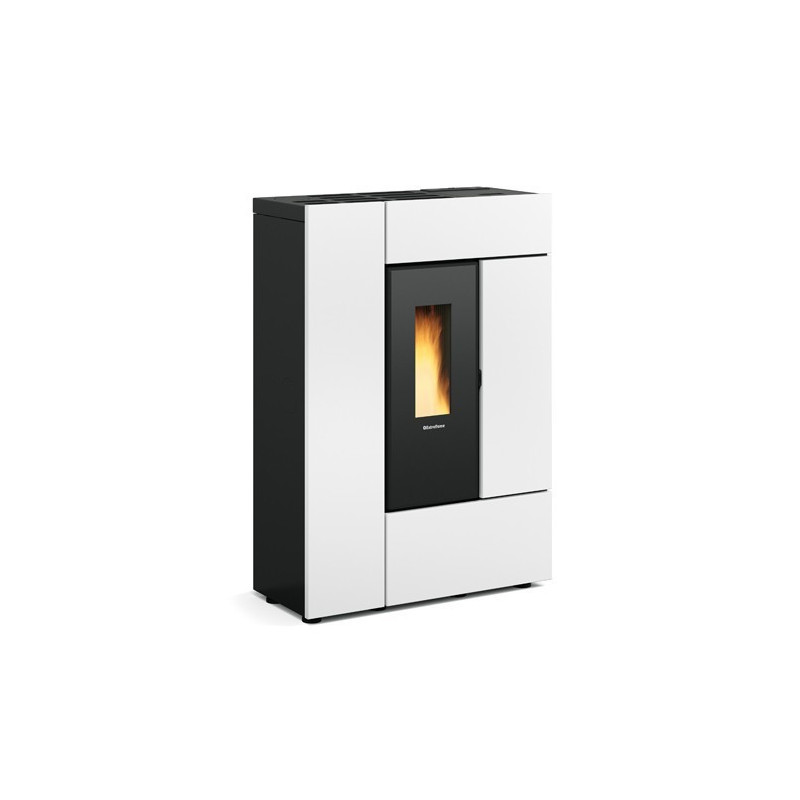Gabriella Plus stufa a pellet bianca ermetica 8 Kw La Nordica Extraflame