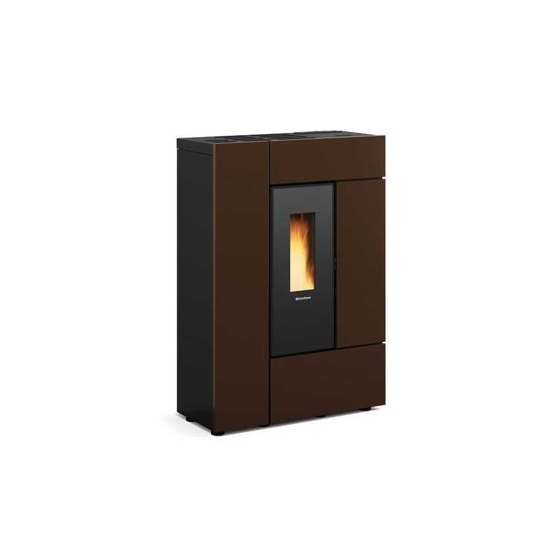 Gabriella Plus stufa a pellet bronzo ermetica 8 Kw La Nordica Extraflame