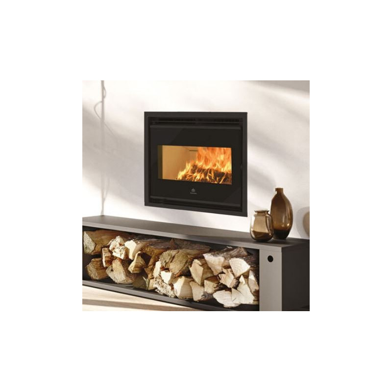 Wood insert firebox 54 V Edilkamin 9.4 kw forced ventilation