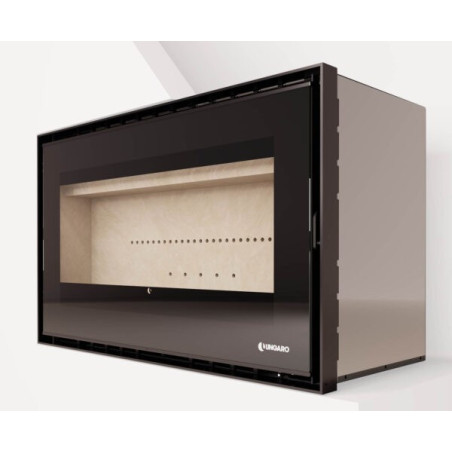 copy of Trifoglio wood-burning stove with wood holder Ungaro