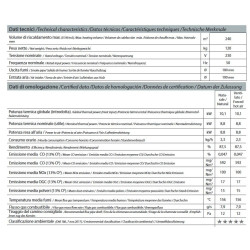 Ungaro Inux 90 inserto a legna ventilato 5 stelle caratteristiche